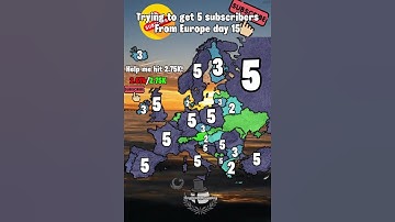 Trying to get 5 subscribers from Europe #europe #map #mapping 🫤#geotuber #mapper #cartography