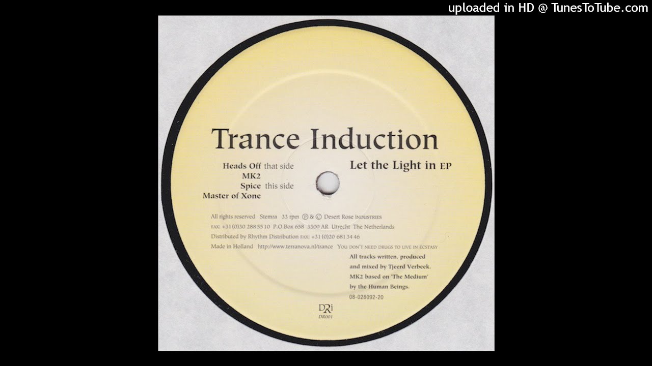 Trance Induction ‎–  Master of Xone