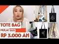 TAS Rp 3.000 an !!! HAUL SHOPEE  TAS SEKOLAH TOTE BAG MURAH PARAH | BACK TO SCHOOL | tyas prada