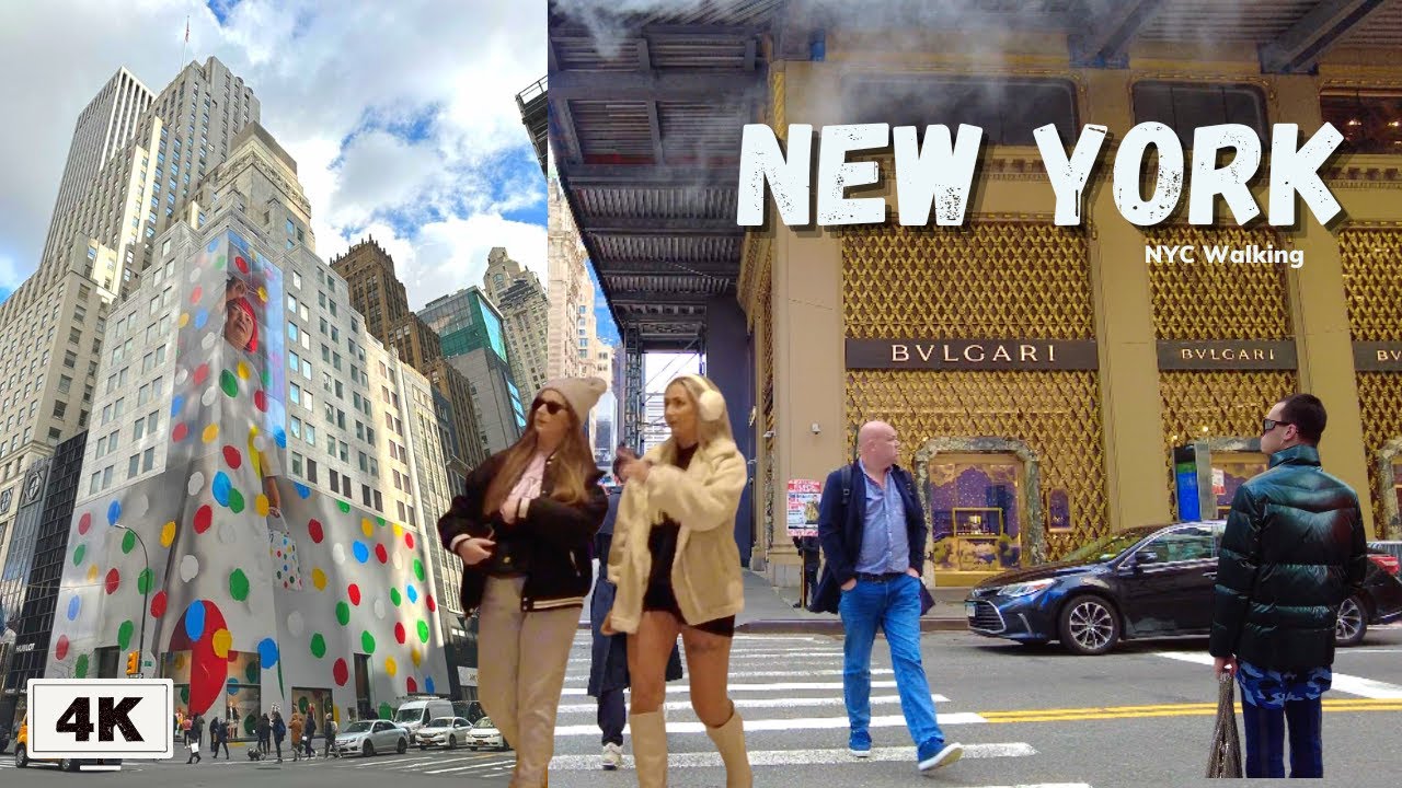 New York, Amerika Serikat | NYC | Tur Jalan Kaki 4K