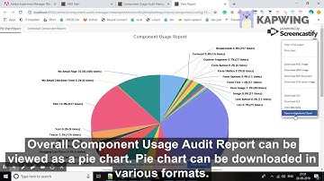 AEM Component Usage Reporting Tool