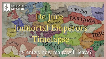 Immortal Emperors Timelapse Crusader Kings 3