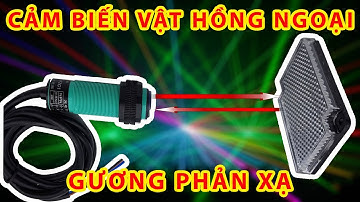 Cảm biến vật cản gương phản xạ hồng ngoại E3F-R2C1 NPN - Test sản phẩm cùng Điện Tử Nshop