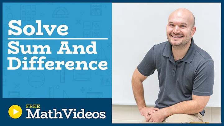 Master Solving a trigonometric equation using the sum and difference formulas