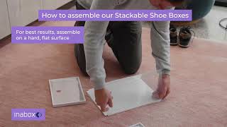 Stackable Shoe Box By Inabox - How To