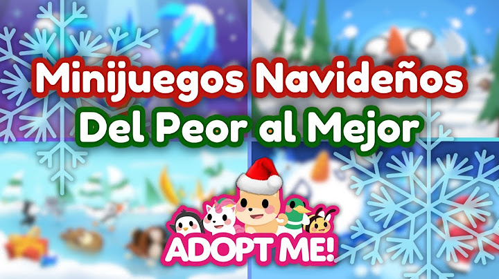 🎄 MINIJUEGOS DE NAVIDAD DEL PEOR AL MEJOR EN ADOPT ME! 🎄 |  Roblox Adopt Me