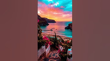 Unreal Sunset in a Hidden Nordic beach 🌄 | Heaven’s Most Peaceful Secret”