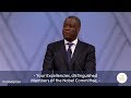 Denis Mukwege: Nobel Peace Prize lecture 2018 (English subtitles)