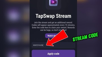 Tapswap Livestream Code Today ! Tapswap Stream Code Invalid Problem ! Tapswap Code Today