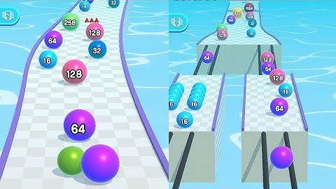 Ball Run 2048 🎱😷 - All Levels Gameplays  Android , iOS  v.8