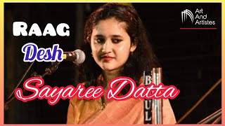 Raag Desh | Bhajan | performed by :- Sayaree Datta