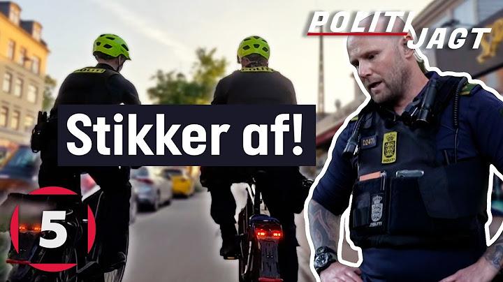Cyklist vælter under flugt fra politiet | Politijagt | Kanal 5 Danmark