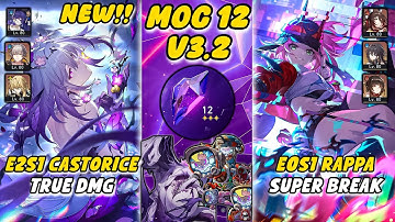New! MOC 12 3.2 | E2S1 Castorice True DMG & E0S1 Rappa Super Break | HSR v3.2