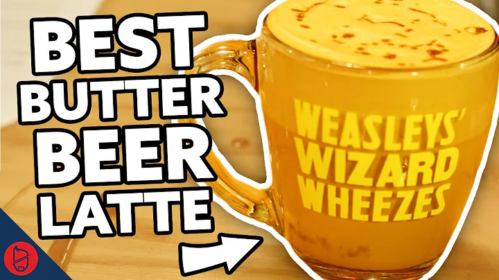 J vs Ben: Worlds BEST Butterbeer Latte | Harry Pot...