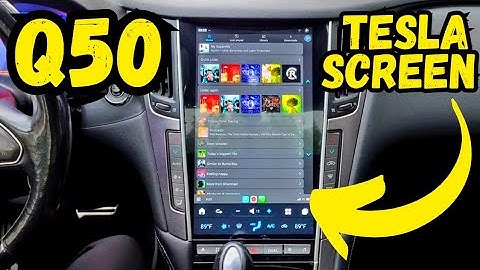 AUCAR Tesla scherminfo mk7 Q50 Q60 Installatie