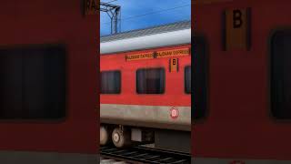 PUSH - PULL WDP4D WITH LHB HIGHSPEED CROSSING |#train#railwaycontent#indianrailways#railway#rail