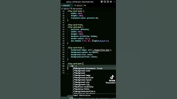 #css#animation creating flip card