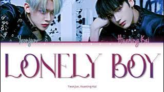 Yeonjun, HueningKai 'Lonely Boy (The tattoo on my ring finger) (네 번째 손가락 위 타투)' (Color Coded Lyrics)