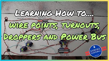 Learning To Install DCC Concepts Cobalt IP Digital Point Motors, Dropper Wires, &  Power Bus | Ep. 6