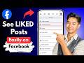 How to See Your LIKED Posts on Facebook !