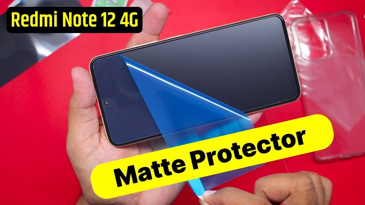 Redmi Note 12 4G Matte Screen Protector! 