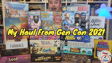 Haul from Gen Con 2021 - A look at everything that we