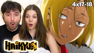 NEKOMA ADVANCE FURTHER!🔥Haikyuu 4x17 & 4x18 REACTION!
