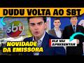 🚨Dudu Camargo volta ao SBT para apresentar novidade da emissora Mp3 Song