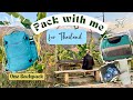 PACK WITH ME FOR THAILAND: one bag, organization tips, and packing cubes🎒🇹🇭