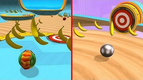 Going Balls All Levels Gameplay Android iOS Walkthrough | Banana Frenzy 🍌🍌🍌