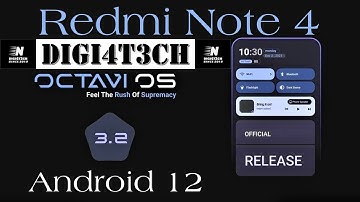 |Octavi OS 3.2| |Android 12| |Redmi Note 4| |Mido| |Full Review| & |Installation| By |DIGI4T3CH|