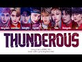 Stray kids thunderous lyrics    color coded lyrics