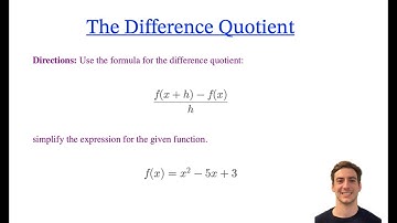 Math PreCalculus: Find the Difference Quotient (Calc Tricks)