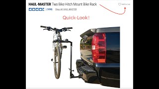 Quick Look Review! Harbor Freight Two Bike Hitch Mount