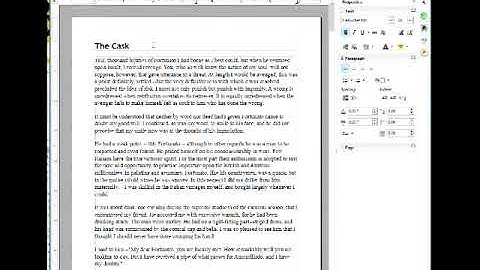 Add a Header in Open Office