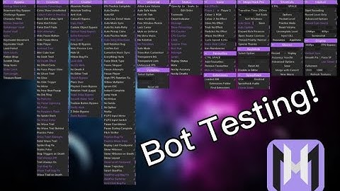 Testing the Megahack V7.1 Bot!