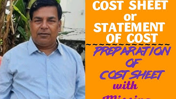 # 13 Cost Sheet - Calculation of Purchase ( BL AGRAWAL)