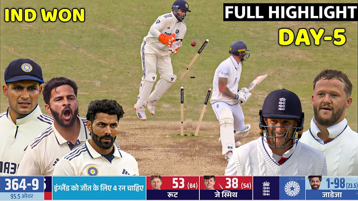 India vs England 1st Test Day 5 Highlights 2025 , IND vs ENG 1st Test Day 5 Full Match Highlights