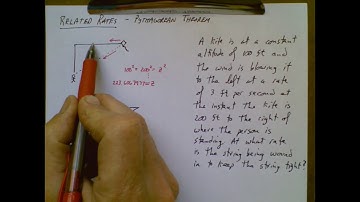 Related Rates - Pythagorean Theorem