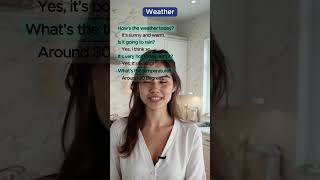 Daily English Conversation Practice / Weather #learnenglish #spokenenglish #shorts #shortvideo #bds