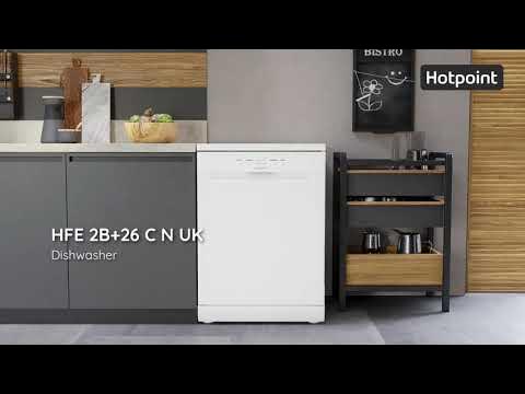 Hotpoint Dishwasher | HFE 2B+26 C N UK - YouTube