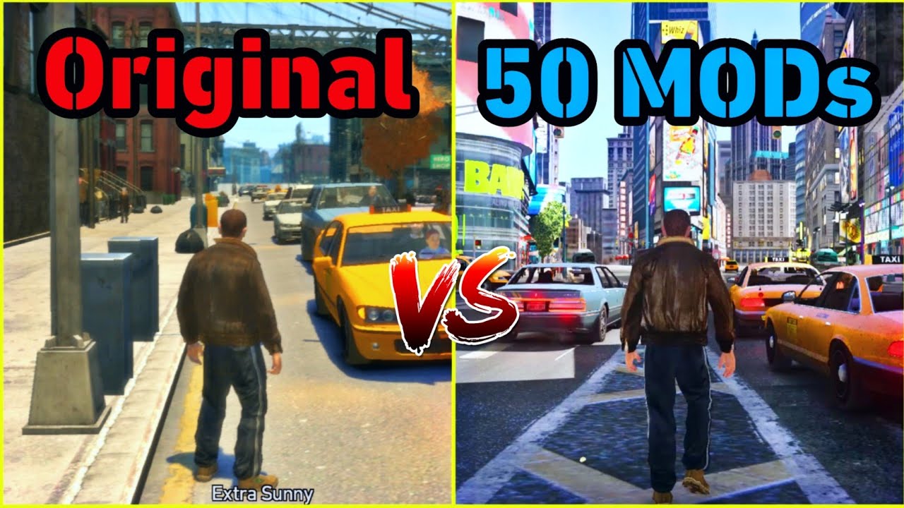 I Made GTA 4 : Definitive Edition with 50 MODS