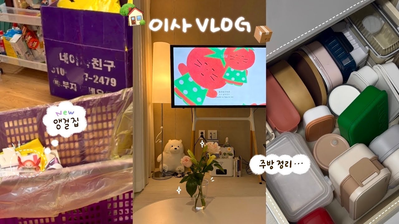 앵걸 하우스 시즌2 이사 VLOG📦🏡 새로운 주방 공개✨👩‍🍳🧑‍🍳