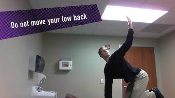 Thoracic Extension Rotation Exercise