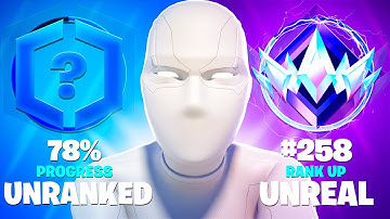 Unranked To Unreal SOLO Speedrun (Fortnite Ranked Reload)