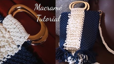 How to make macrame bag / Easy to make tutorial - Beginners guide #magnificalcorecraft
