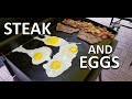 Steak and Eggs on the Blackstone 22" Griddle | COOKING WITH BIG CAT 305