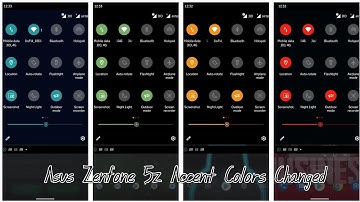 Change Accent Colour and System Wide Dark Mode Asus Zenfone 5z (Android 10) without Root.