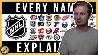 How Every NHL Team Got Its Name | British Guy Reacts