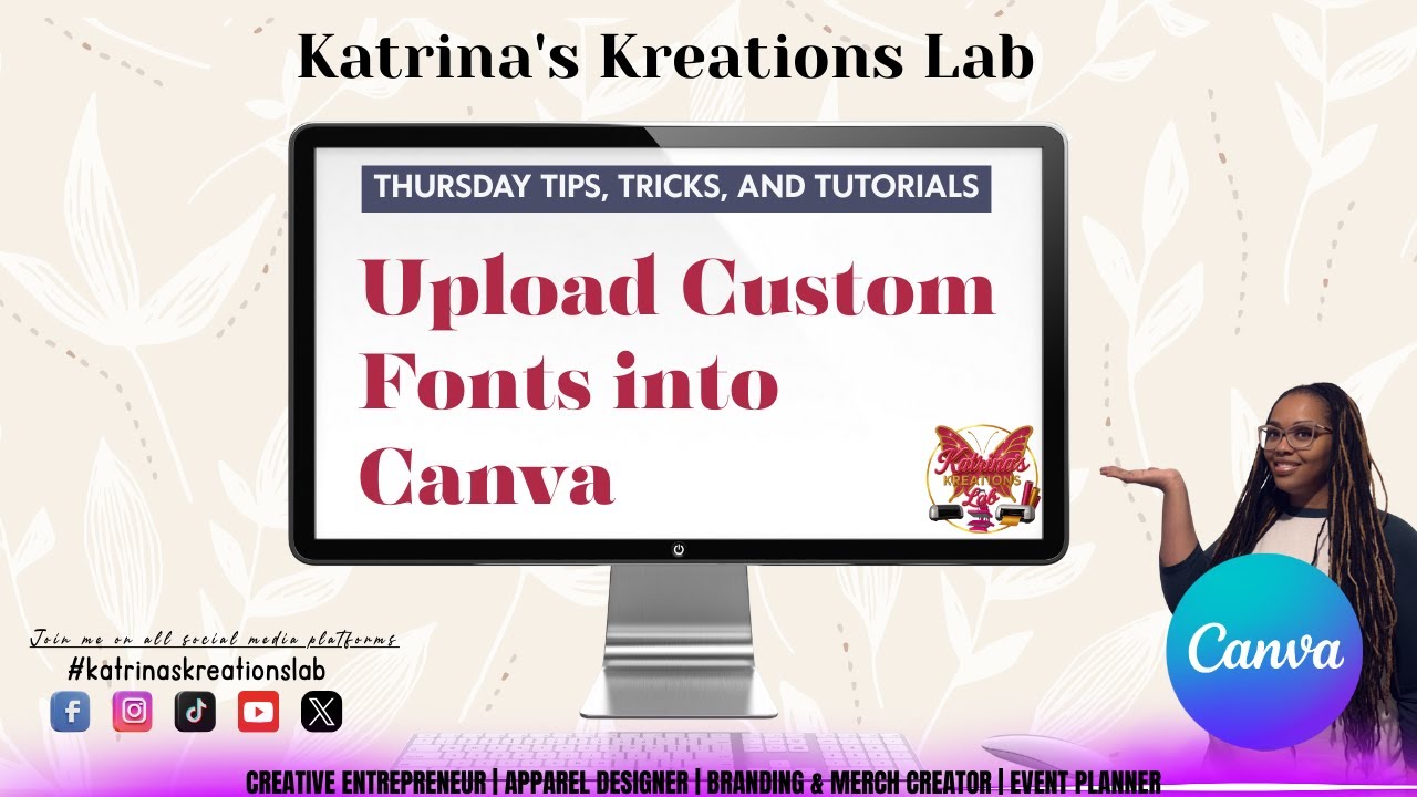 Upload Custom Fonts in Canva – Quick Thursday Tutorial